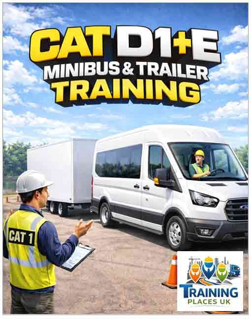 CAT (D1+E) – MINIBUS AND TRAILER